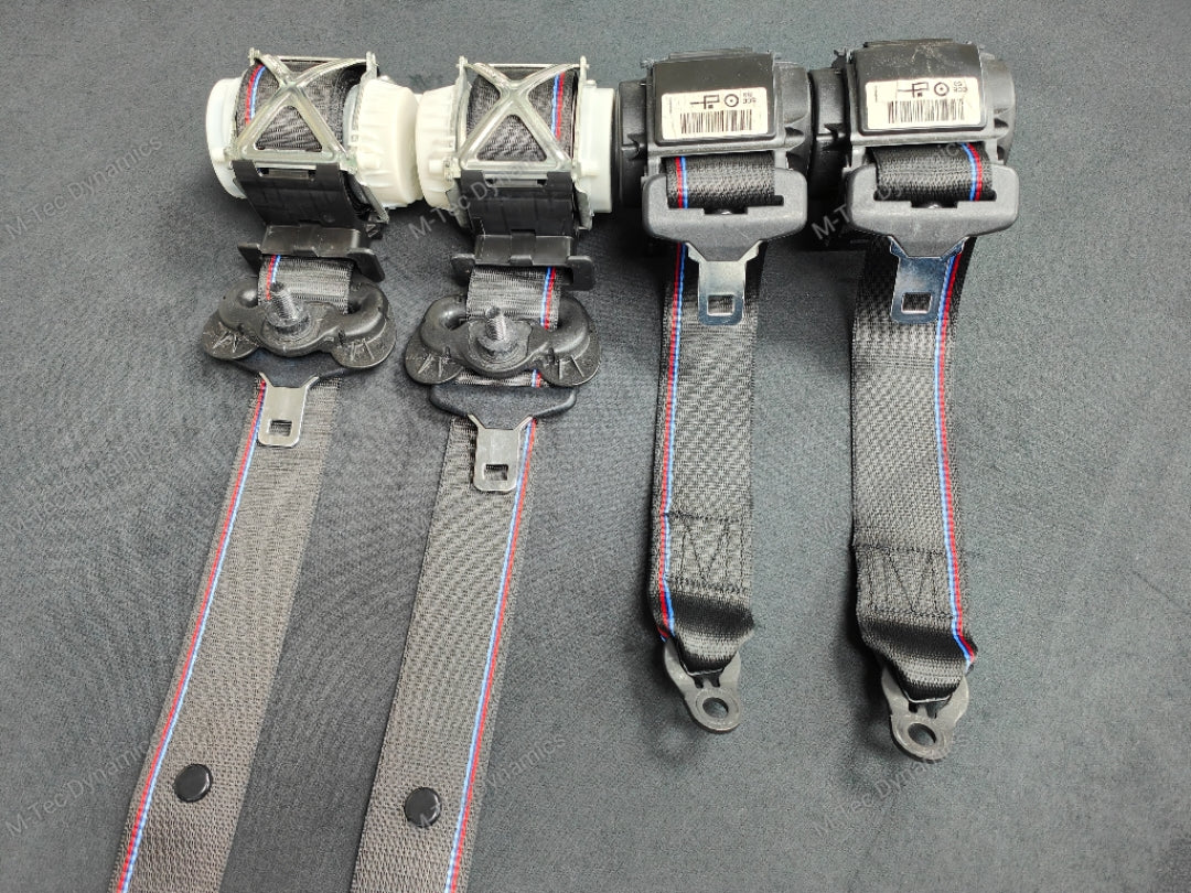 BMW 4-SERIES F32 / F82 M4 COUPE COMPETITION FRONT & REAR SEAT BELT SET (SALE)
