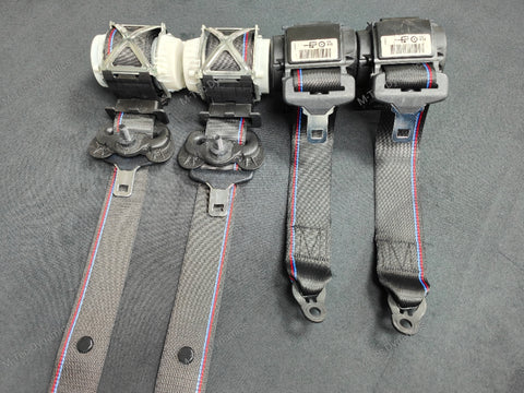 BMW 4-SERIES F32 / F82 M4 COUPE COMPETITION FRONT & REAR SEAT BELT SET (SALE)