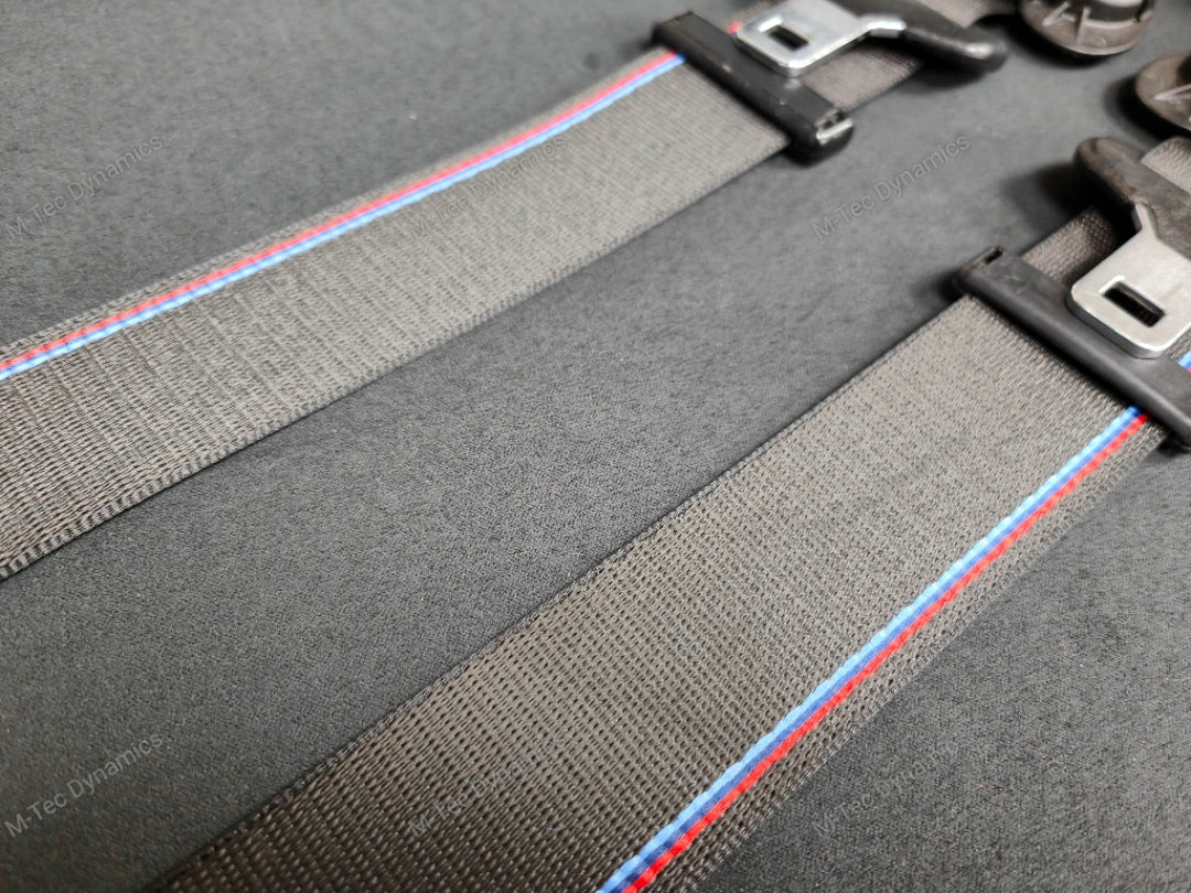 BMW 4-SERIES F32 / F82 M4 COUPE COMPETITION FRONT & REAR SEAT BELT SET (SALE)