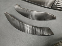 BMW F33 F83 4-SERIES CONVERTIBLE INTERIOR TRIM SET - DEEP TEXTURED GLOSSY CARBON / SHADOW ACCENT