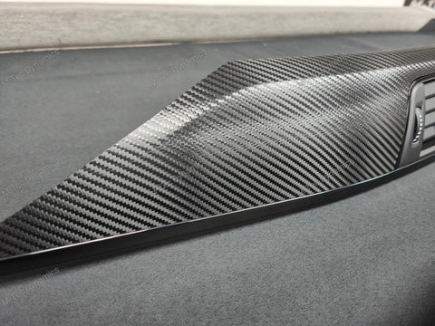 BMW F32 F82 4-SERIES COUPE INTERIOR TRIM SET - DEEP TEXTURED GLOSSY CARBON / SHADOW ACCENT