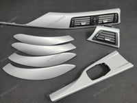 BMW F30 F31 F36 LCI INTERIOR TRIM SET - 4D SILVER CARBON / SILVER ACCENT