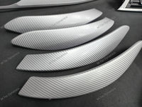 BMW F30 F31 F36 LCI INTERIOR TRIM SET - 4D SILVER CARBON / SILVER ACCENT