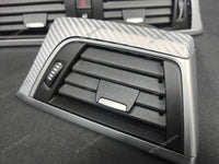 BMW F30 F31 F36 LCI INTERIOR TRIM SET - 4D SILVER CARBON / SILVER ACCENT