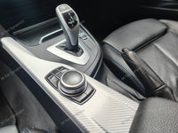 WRAPPING SERVICE - BMW F3X INTERIOR TRIM SET - 4D SILVER CARBON (F30 F31 F32 F33 F36)