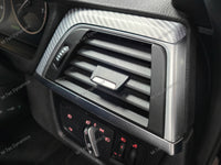 WRAPPING SERVICE - BMW F3X INTERIOR TRIM SET - 4D SILVER CARBON (F30 F31 F32 F33 F36)
