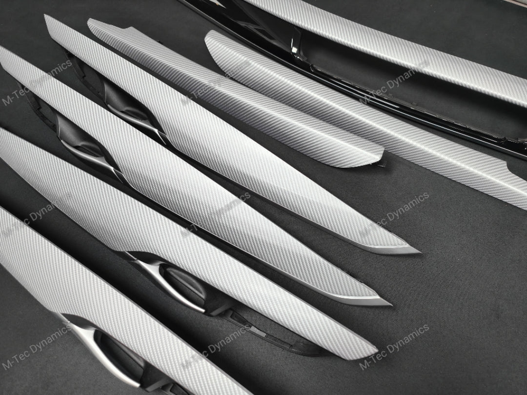 BMW X5 F15 INTERIOR TRIM SET - 4D SILVER CARBON
