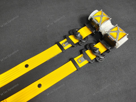BMW 2-SERIES F22 COUPE YELLOW FRONT SEAT BELT SET