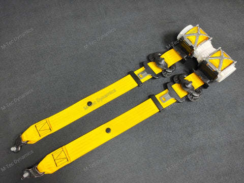 BMW 2-SERIES F22 COUPE YELLOW FRONT SEAT BELT SET