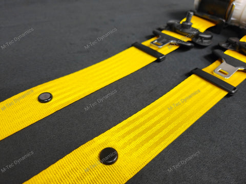 BMW 2-SERIES F22 COUPE YELLOW FRONT SEAT BELT SET