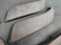 BMW F2X INTERIOR TRIM SET - ALCANTARA LOOK VINYL / GLOSS BLACK ACCENT F20 F21 F22