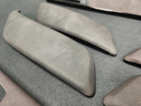 BMW F2X INTERIOR TRIM SET - ALCANTARA LOOK VINYL / GLOSS BLACK ACCENT F20 F21 F22