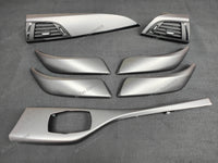 BMW F20 F21 F22 INTERIOR TRIM SET - SHADOW GREY / GLOSS BLACK ACCENT