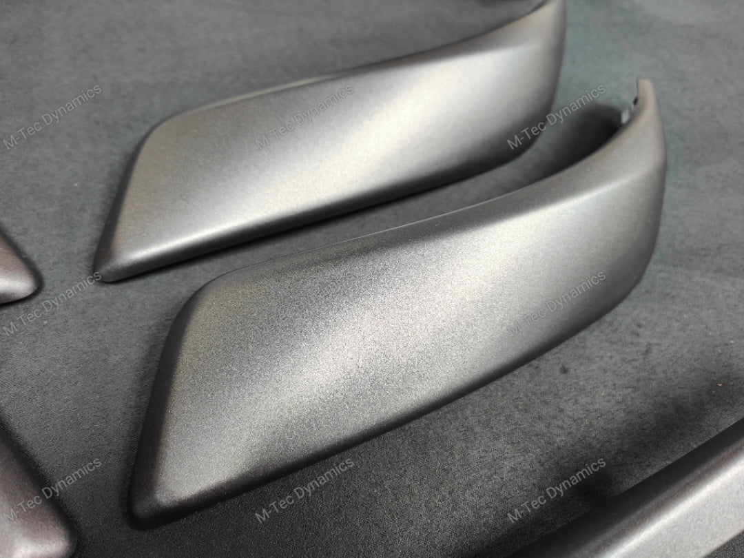 BMW F20 F21 F22 INTERIOR TRIM SET - SHADOW GREY / GLOSS BLACK ACCENT