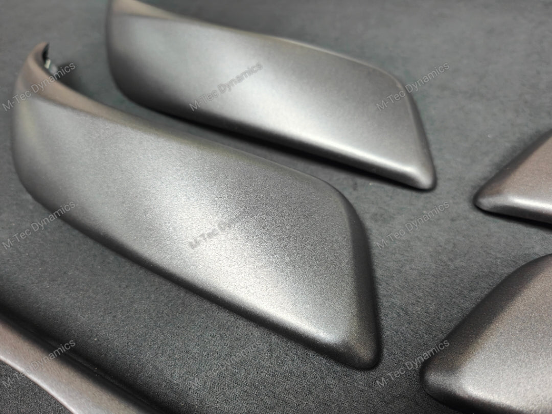 BMW F20 F21 F22 INTERIOR TRIM SET - SHADOW GREY / GLOSS BLACK ACCENT