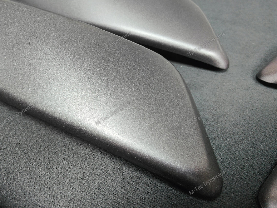 BMW F20 F21 F22 INTERIOR TRIM SET - SHADOW GREY / GLOSS BLACK ACCENT