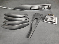 BMW F30 F31 F36 F80 LCI INTERIOR TRIM SET - 3D CARBON / SILVER ACCENT