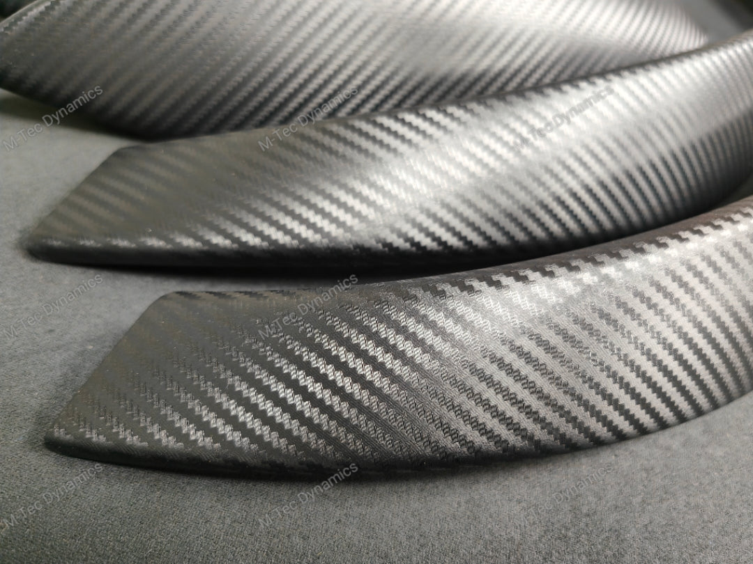 BMW F30 F31 F36 F80 LCI INTERIOR TRIM SET - 3D CARBON / SILVER ACCENT