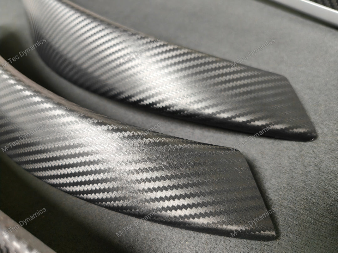 BMW F30 F31 F36 F80 LCI INTERIOR TRIM SET - 3D CARBON / SILVER ACCENT