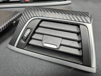 BMW F30 F31 F36 F80 LCI INTERIOR TRIM SET - 3D CARBON / SILVER ACCENT