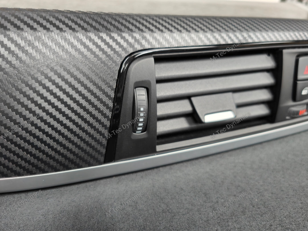 BMW F30 F31 F36 F80 LCI INTERIOR TRIM SET - 3D CARBON / SILVER ACCENT