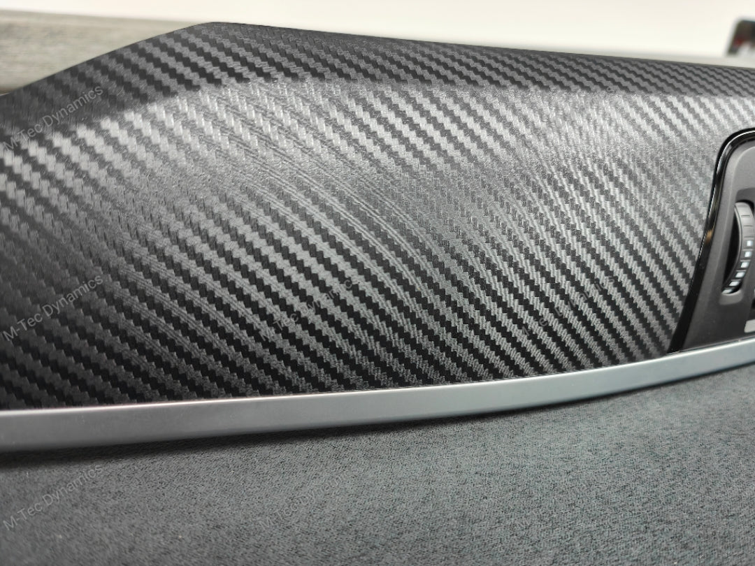 BMW F30 F31 F36 F80 LCI INTERIOR TRIM SET - 3D CARBON / SILVER ACCENT