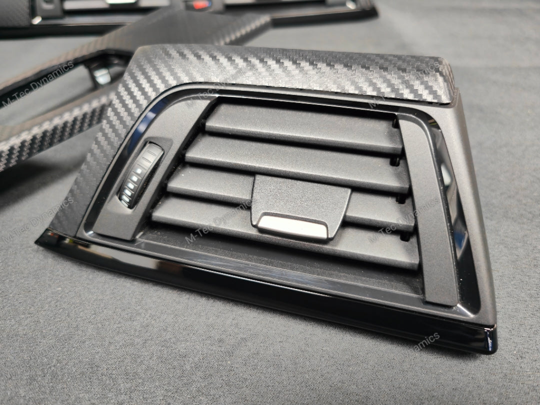 BMW F30 F31 F36 INTERIOR TRIM SET - 3D CARBON / BLACK ACCENT