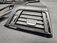 BMW F30 F31 F36 INTERIOR TRIM SET - 3D CARBON / BLACK ACCENT