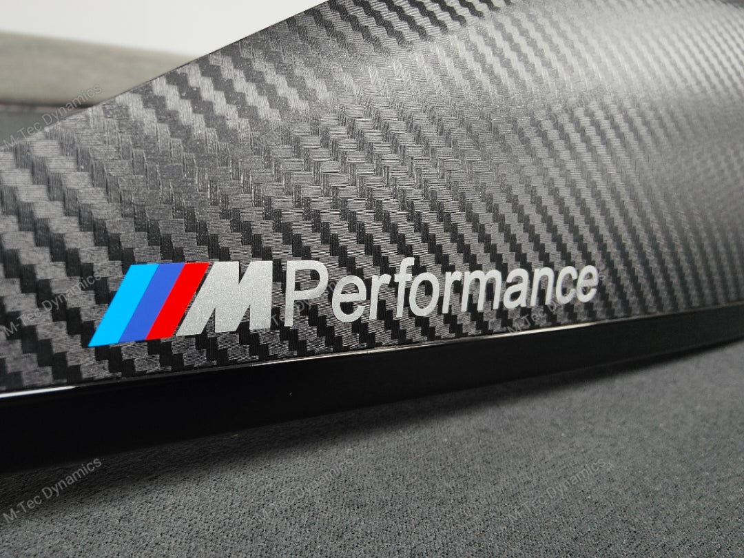 BMW F30 F31 F36 INTERIOR TRIM SET - 3D CARBON / BLACK ACCENT