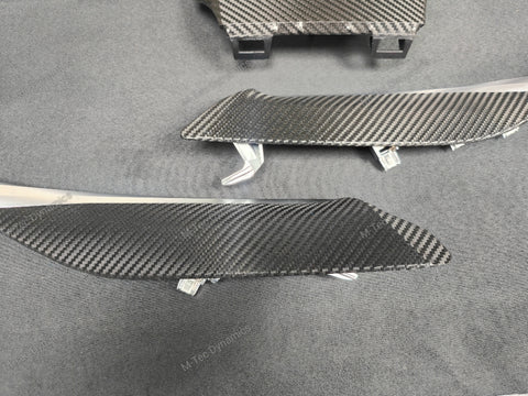 WRAPPING SERVICE - BMW G20 G21 INTERIOR TRIM SET - DEEP TEXTURED GLOSSY BLACK CARBON (MTD-TEX)