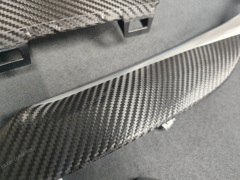WRAPPING SERVICE - BMW G20 G21 INTERIOR TRIM SET - DEEP TEXTURED GLOSSY BLACK CARBON (MTD-TEX)