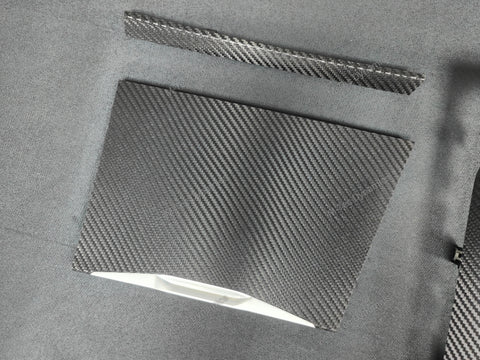 WRAPPING SERVICE - BMW G20 G21 INTERIOR TRIM SET - DEEP TEXTURED GLOSSY BLACK CARBON (MTD-TEX)