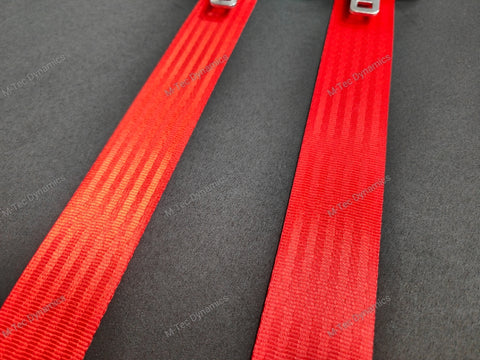 BMW 2-SERIES F22 COUPE RED FRONT SEAT BELT SET