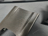 WRAPPING SERVICE - BMW F3X INTERIOR TRIM SET - BLACK BRUSHED ALUMINIUM / ALCANTARA - (F30 F31 F32 F33 F36)