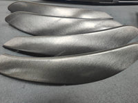 WRAPPING SERVICE - BMW F3X INTERIOR TRIM SET - BLACK BRUSHED ALUMINIUM / ALCANTARA - (F30 F31 F32 F33 F36)