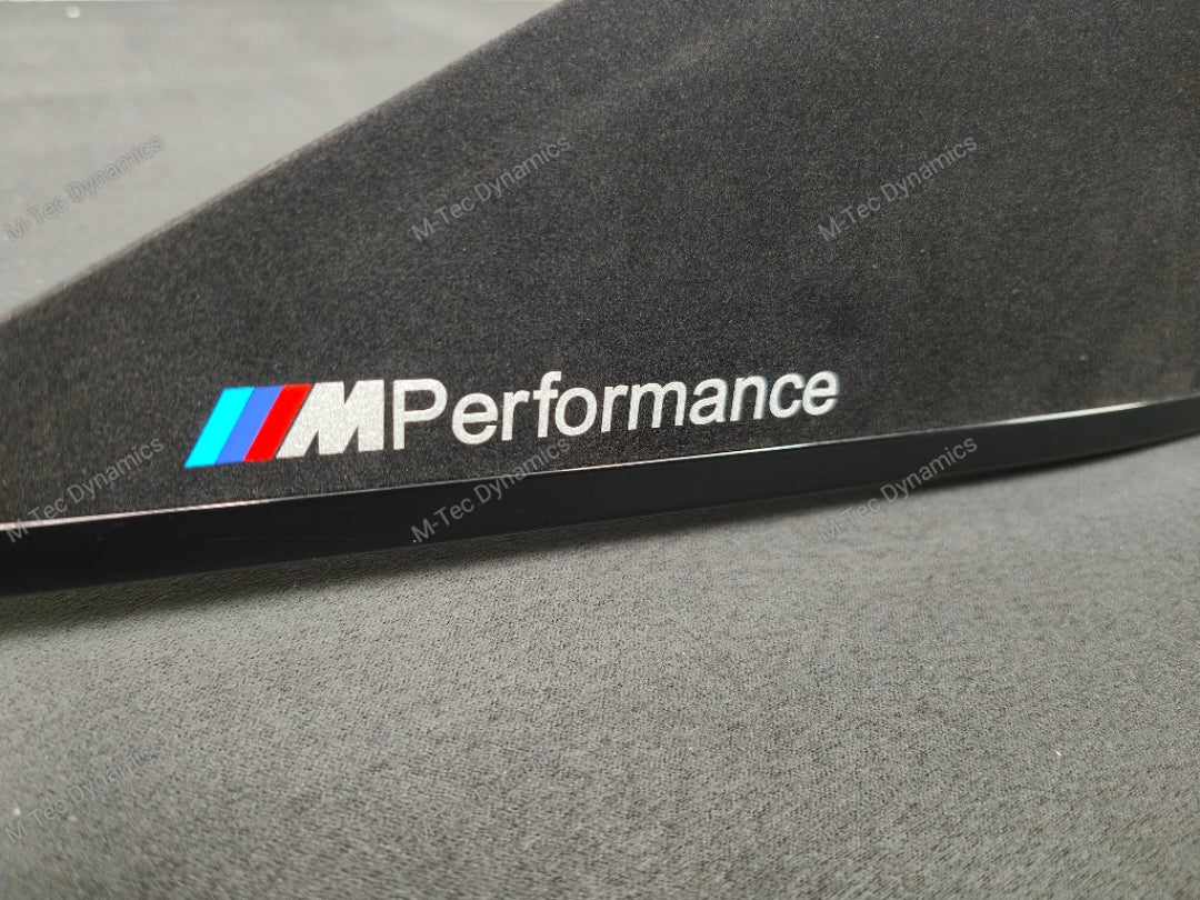 WRAPPING SERVICE - BMW F3X INTERIOR TRIM SET - BLACK BRUSHED ALUMINIUM / ALCANTARA - (F30 F31 F32 F33 F36)