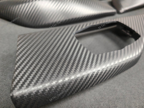 BMW F20 INTERIOR TRIM SET - 3D CARBON / MATT RED ACCENT (#32)