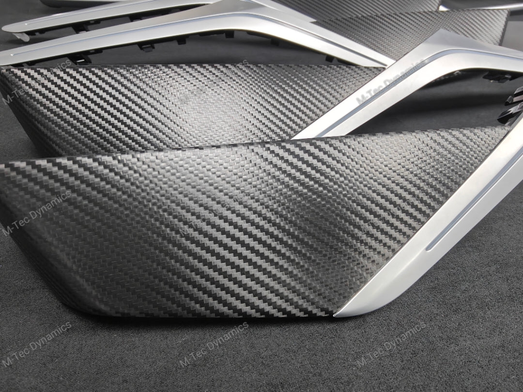 BMW X5 G05 INTERIOR TRIM SET WRAPPING / EXCHANGE SERVICE - TEXTURED BLACK CARBON