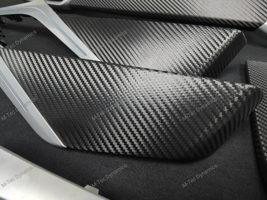 BMW X5 G05 INTERIOR TRIM SET WRAPPING / EXCHANGE SERVICE - TEXTURED BLACK CARBON