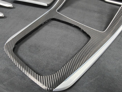 BMW X5 G05 INTERIOR TRIM SET WRAPPING / EXCHANGE SERVICE - TEXTURED BLACK CARBON