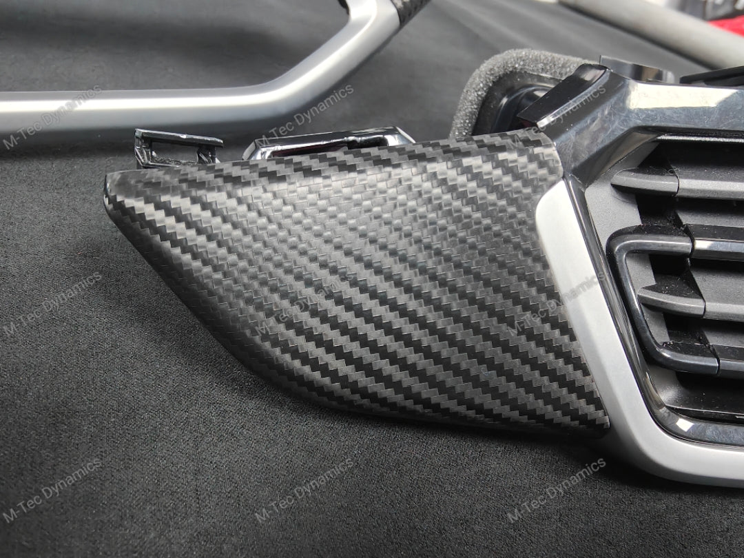 BMW X5 G05 INTERIOR TRIM SET WRAPPING / EXCHANGE SERVICE - TEXTURED BLACK CARBON