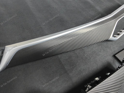 BMW X5 G05 INTERIOR TRIM SET WRAPPING / EXCHANGE SERVICE - TEXTURED BLACK CARBON