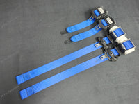BMW 4-SERIES F32 / F82 M4 COUPE BLUE FRONT & REAR SEAT BELT SET
