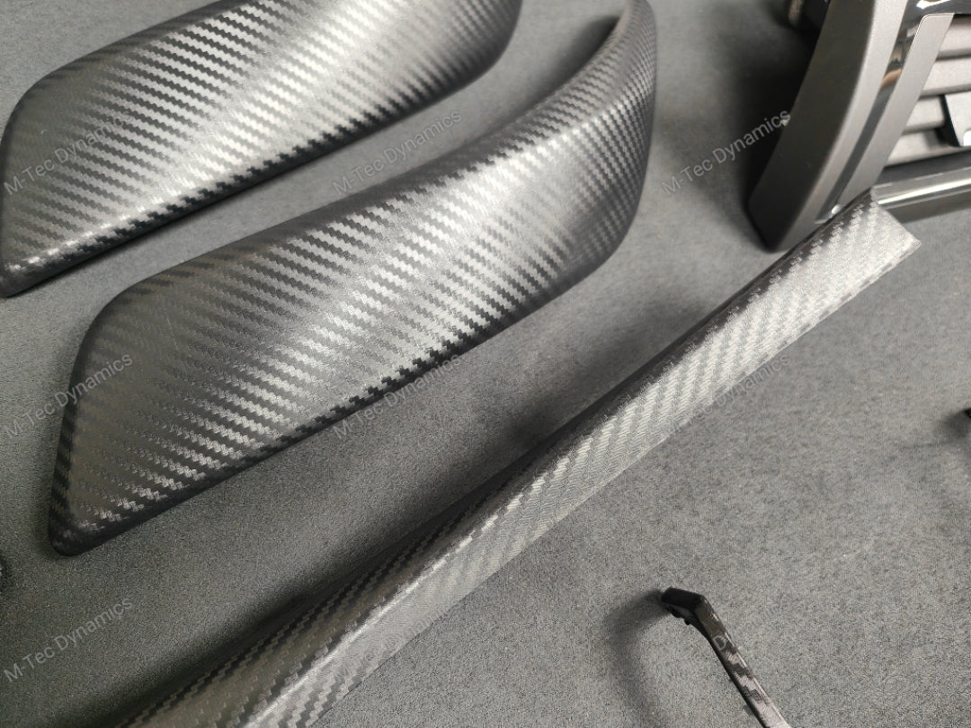 WRAPPING SERVICE - BMW F20 F21 F22 F23 LCI-2 PERFORMANCE STYLE INTERIOR TRIM SET - 3D CARBON / ALCANTARA