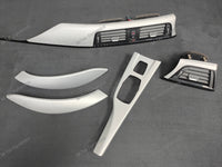 BMW F33 CONVERTIBLE LCI INTERIOR TRIM SET - SILVER BRUSHED ALUMINIUM (F30 F32)