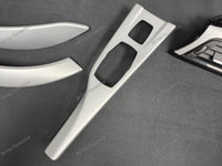 BMW F33 CONVERTIBLE LCI INTERIOR TRIM SET - SILVER BRUSHED ALUMINIUM (F30 F32)