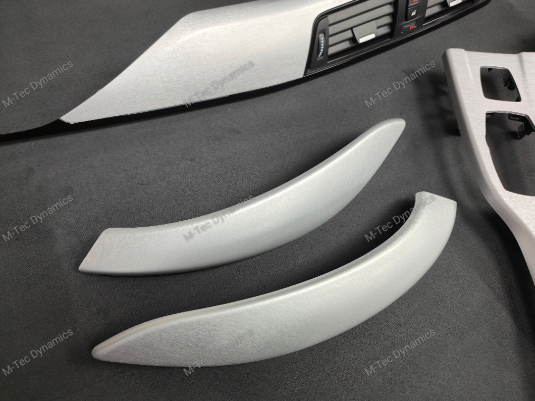 BMW F33 CONVERTIBLE LCI INTERIOR TRIM SET - SILVER BRUSHED ALUMINIUM (F30 F32)