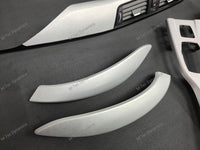 BMW F33 CONVERTIBLE LCI INTERIOR TRIM SET - SILVER BRUSHED ALUMINIUM (F30 F32)