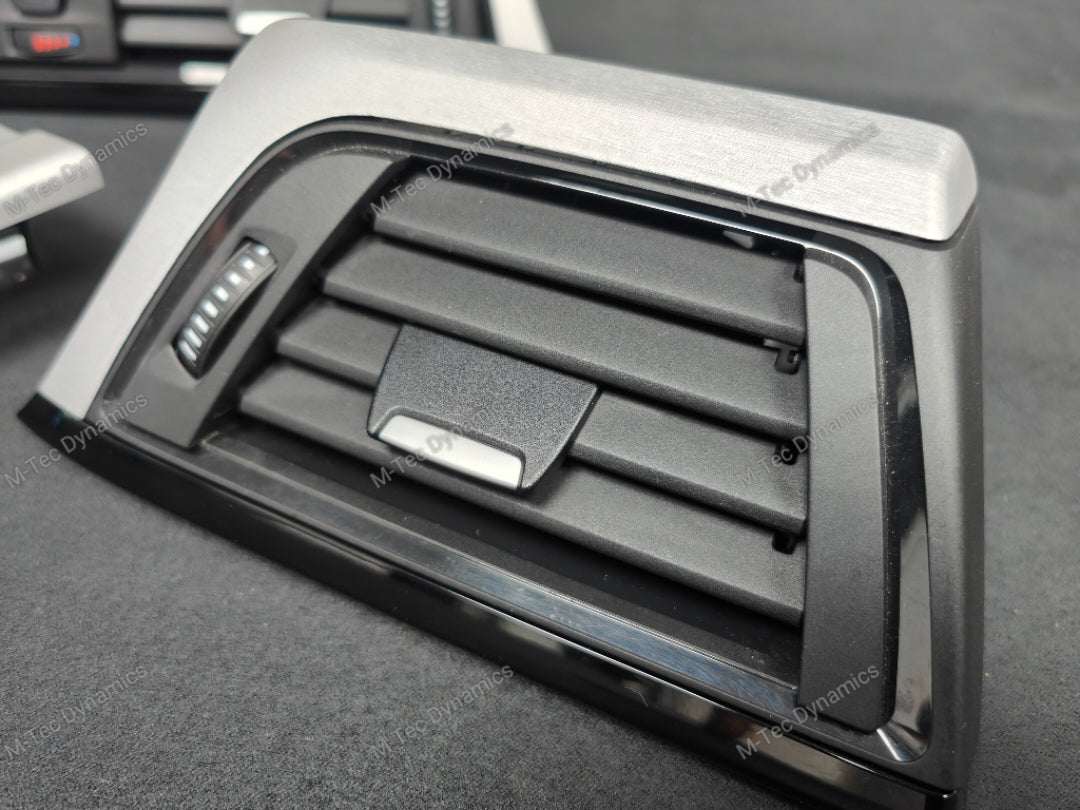 BMW F33 CONVERTIBLE LCI INTERIOR TRIM SET - SILVER BRUSHED ALUMINIUM (F30 F32)