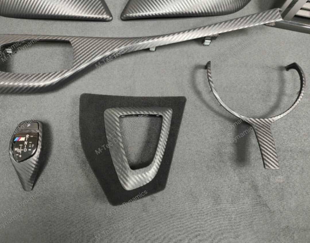 BMW F30 F31 F36 NTERIOR TRIM SET - PERFORMANCE STYLE / 3D MATT CARBON (COMPLETE SET)